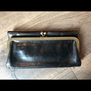 Hobo Black Leather Wallet